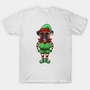 Boxer Christmas Elf T-Shirt